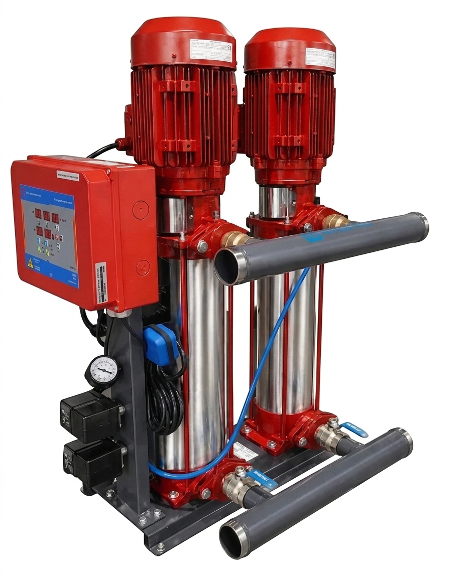 EXDP-Y 2/604 İKİ POMPALI YANGIN HIDROFORU (2x6 m3/h- 40mss)